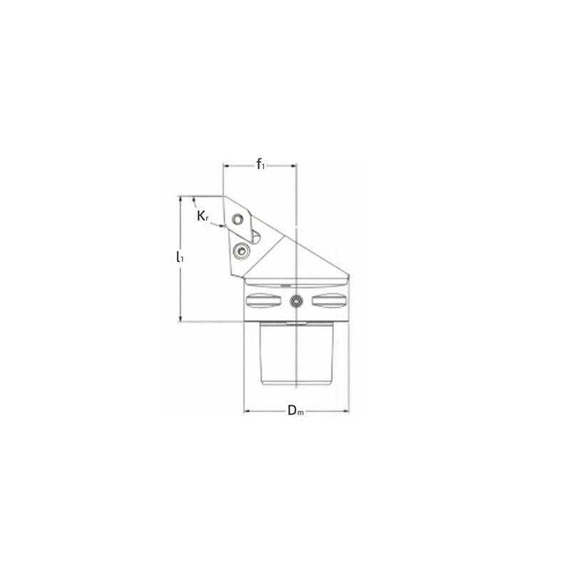 PSC Turning Holder PDJNR/L  Kr93° Coromant Capto Shank Insert: DNMM DNMX DNMG DNMA DNGA