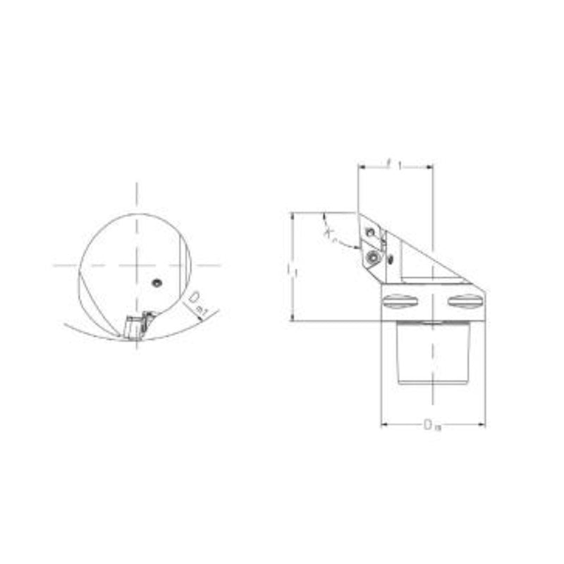PSC Turning Holder PDJNR/L-Kr93°(HP) PDUNR/L-Kr93°(HP) Coromant Capto shank Insert: DNMM DNMX DNMG DNMA DNGA - Big-tools Industrial Supply Tools for Metal Cutting