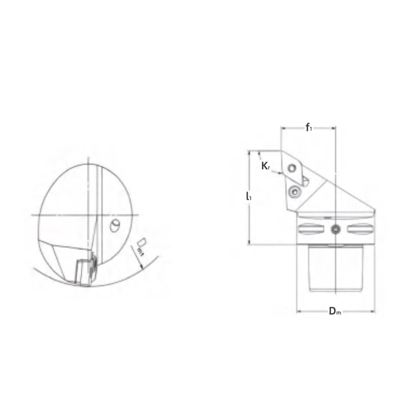 PSC Turning Holder PDJNR/L-Kr93° PDUNR/L-Kr93° Coromant Capto shank Insert: DNMM DNMX DNMG DNMA DNGA - Big-tools Industrial Supply Tools for Metal Cutting
