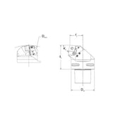 PSC Turning Holder PLCNR/L-Kr75°(HP) Coromant Capto shank Insert: SNMM SNMG SNMA SNGA - Big-tools Industrial Supply Tools for Metal Cutting