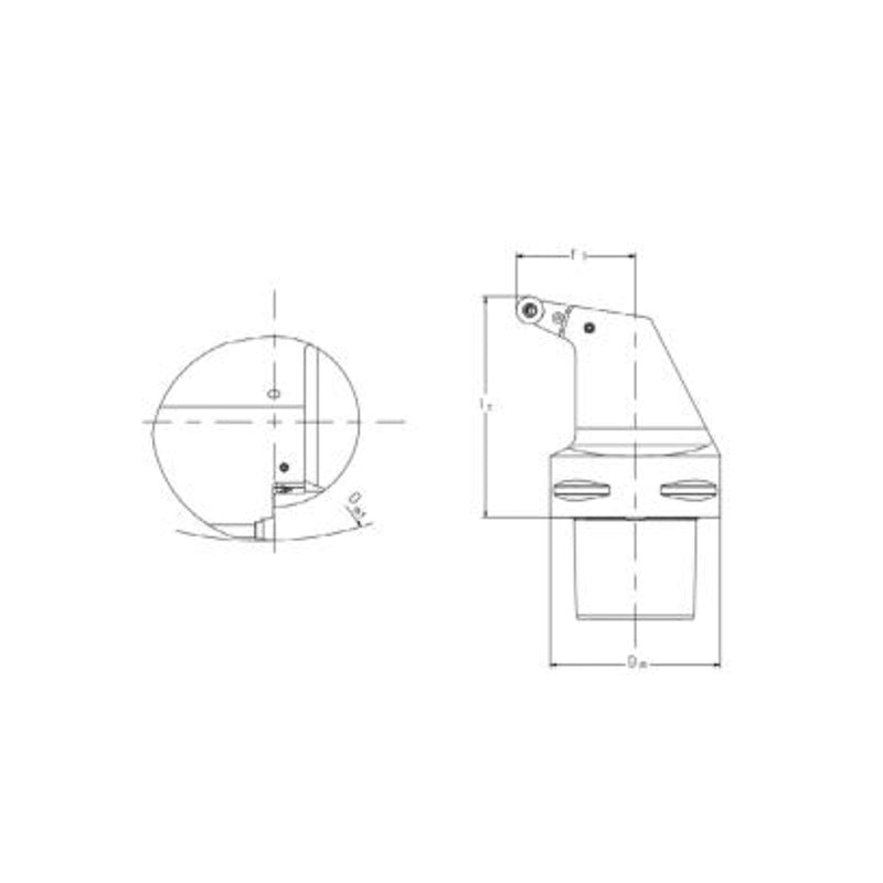 PSC Turning Holder PRSCR/L-C Coromant Capto shank Insert: RCMX RCMT - Big-tools Industrial Supply Tools for Metal Cutting