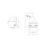 PSC Turning Holder PRSCR/L-C Coromant Capto shank Insert: RCMX RCMT - Big-tools Industrial Supply Tools for Metal Cutting