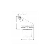 PSC Turning Holder PRSCR/L Coromant Capto shank Insert: RCMX RCMT - Big-tools Industrial Supply Tools for Metal Cutting