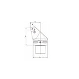 PSC Turning Holder PSKNR/L  Kr75° Coromant Capto Shank Insert: SNMM SNMG SNMA SNGA