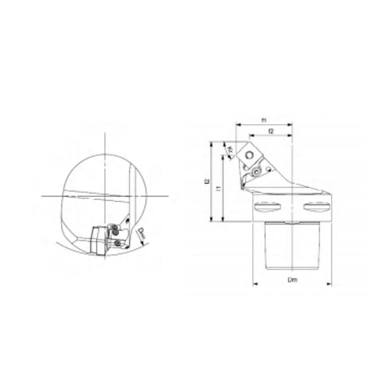 PSC Turning Holder PSSNR/L-Kr45°(HP) Coromant Capto shank Insert: SNMM SNMG SNMA SNGA - Big-tools Industrial Supply Tools for Metal Cutting