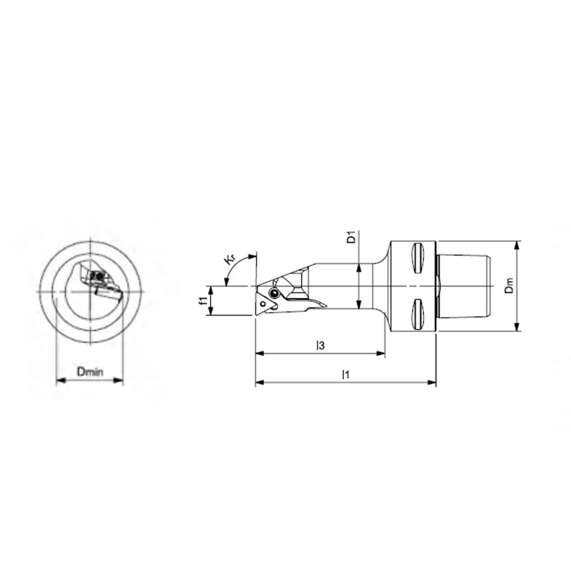 PSC Turning Holder PTFNR/L-Kr91°(HP) Coromant Capto Shank Insert: TNMM TNMX TNMG TNMA TNGA - Big-tools Industrial Supply Tools for Metal Cutting