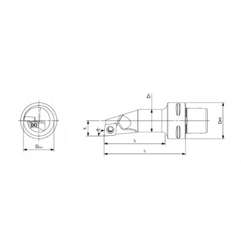 PSC Turning Holder SCLCR/L-Kr93°(HP) Coromant Capto Shank Insert: CMT CCGT CCGX CCET CCMW - Big-tools Industrial Supply Tools for Metal Cutting