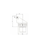 PSC Turning Holder SDJCR/L  Kr93° Coromant Capto Shank Insert: DCMT DCMX DCGX DCET DCMW