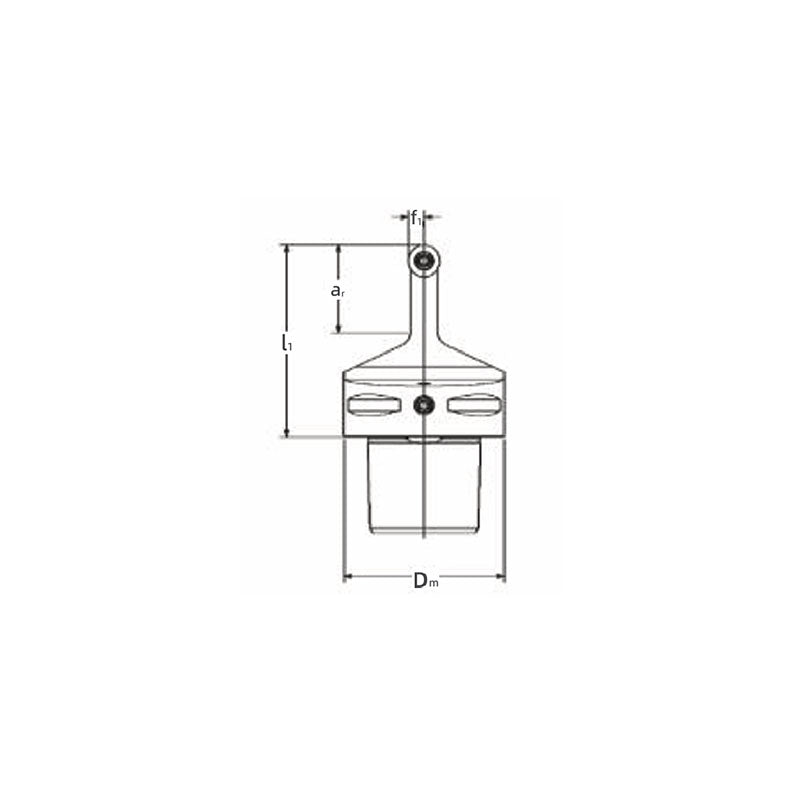 PSC Turning Holder SRSCR/L  Kr27° Coromant Capto Shank Insert: RCMT RCGX-AL