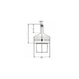 PSC Turning Holder SRSCR/L  Kr27° Coromant Capto Shank Insert: RCMT RCGX-AL