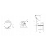 PSC Turning Holder SRSCR/L(HP) Coromant Capto Shank Insert: RCMT RCGX-AL - Big-tools Industrial Supply Tools for Metal Cutting
