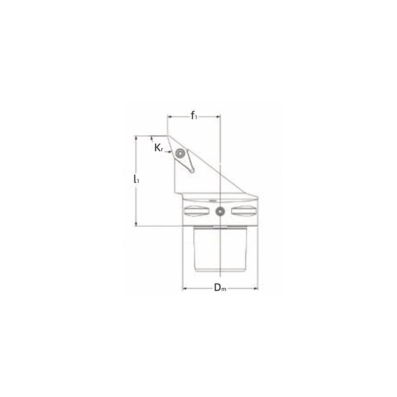 Turning Holder SVHBR/L  Kr107.5° Coromant Capto Shank Insert: VBMT VBGT VCGX VCEX VCGT VCET VBMW VCMW