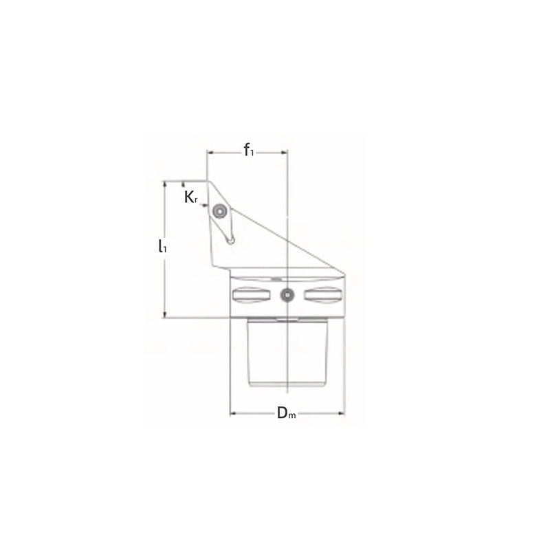 Turning Holder SVHBR/L  Kr107.5° Coromant Capto Shank Insert: VBMT VBGT VCGX VCEX VCGT VCET VBMW VCMW