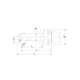 PSC Boring Bars SDUCR/L  Kr93° Coromant Capto Shank Insert: DCMT DCMX DCGT DCGX DCET DCMW - Big-tools Industrial Supply Tools for Metal Cutting