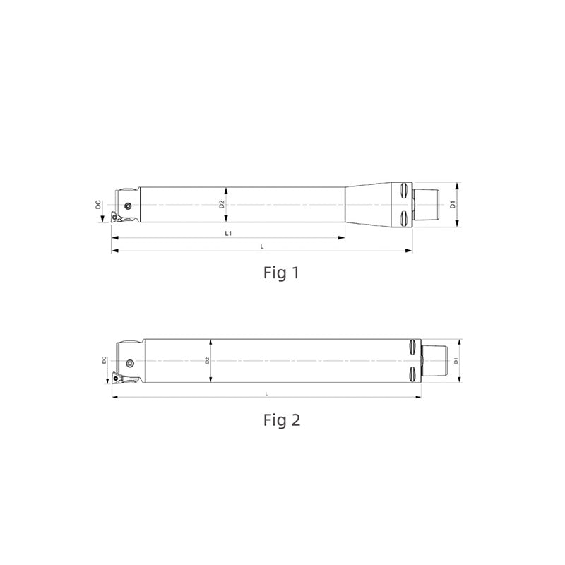 PSC Damped Boring Bar Series BFI-021026-TB06-S-PSC40DT BFI-021026-TC06-S-PSC40DT - Big-tools Industrial Supply Tools for Metal Cutting