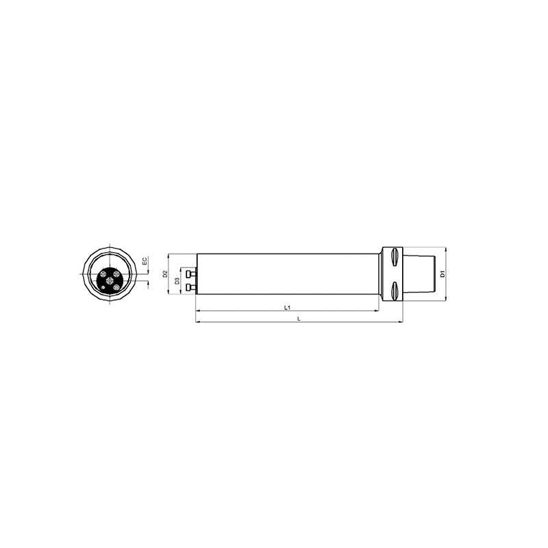 PSC Reduced-Shank Damped Turning Bar Series PSC50-SRDT-50-223-40R PSC50-SRDT-50-223-40L - Big-tools Industrial Supply Tools for Metal Cutting