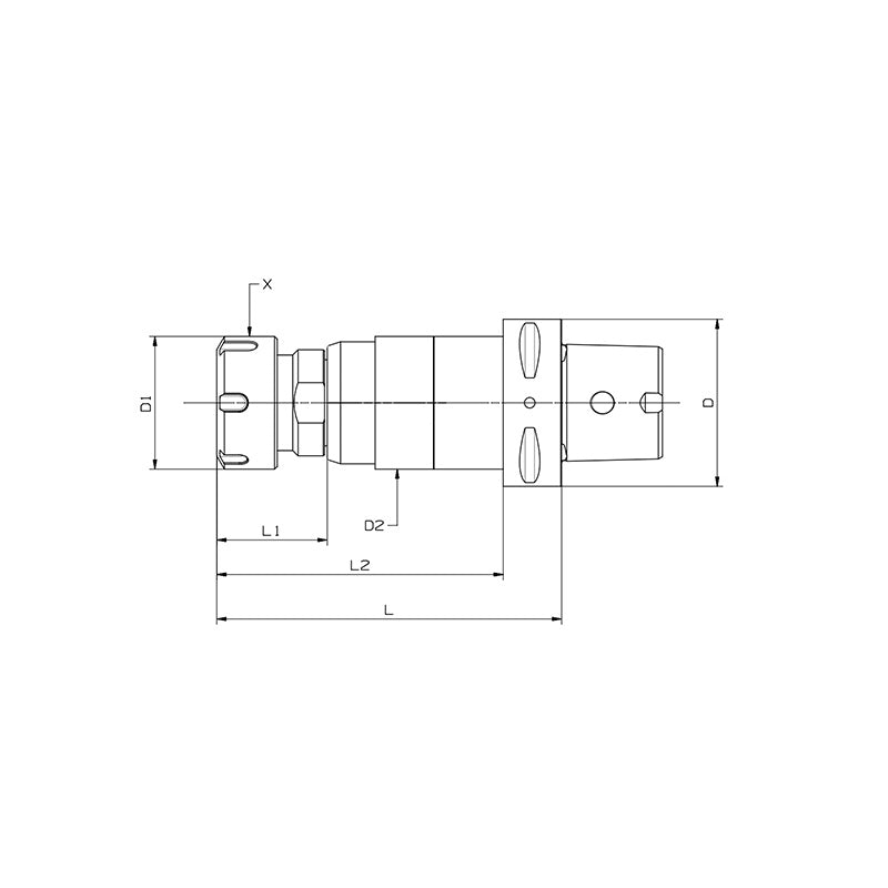 PSC Synchronous Tapping Holder BTAPPSC50AER20095M BTAPPSC63AER20095M - Big-tools Industrial Supply Tools for Metal Cutting