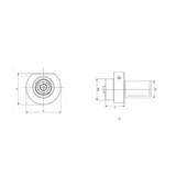 PSC VDI Machine Tool Interface Center Pull Stud Clamping PSC32/40/50/63/80 - Big-tools Industrial Supply Tools for Metal Cutting