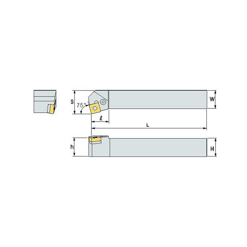 PSKN R/L Turning tool holder A P - Makotools Industrial Supply Tools for Metal Cutting