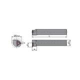 Parting & Grooving S*K-QC**R/L S16H S20K S20M S25M - Makotools Industrial Supply Tools for Metal Cutting