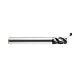 Plain Shank EMB78 /Flat Shank EMB79 , Carbide,  4 Flute Regular Length Ball Nose V7 MILL INOX End mills