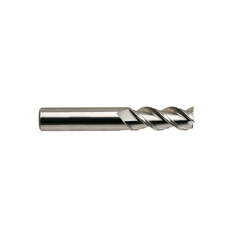 Plain & Flat Shank E5243 Series, Carbide, 3 Flute 45° Helix Regular Length CARBIDE End Mills 1/8～1