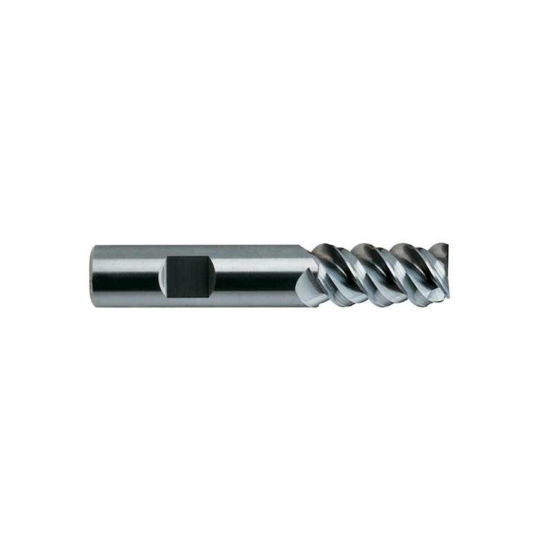 Plain & Flat Shank E5246 Series, Carbide, 3 Flute 60° Helix Regular Length CARBIDE End Mills 1/8～1