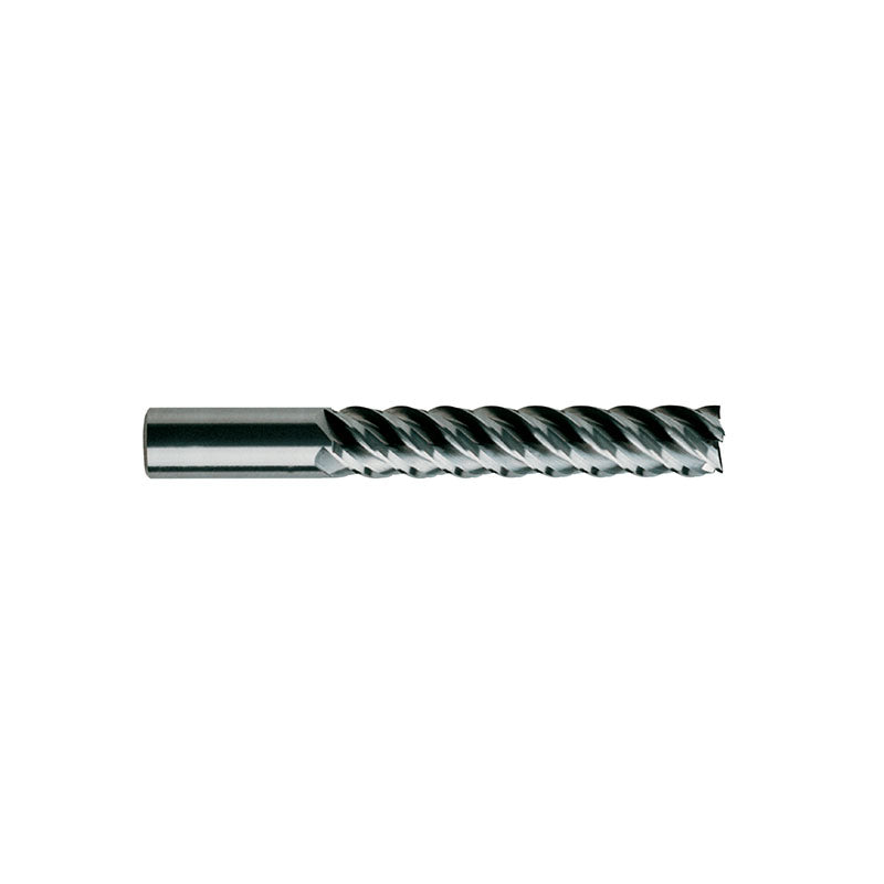 Plain Shank E5073 Series, Carbide, 5 Flute 45° Helix Extra Long Length CARBIDE End Mills 5/16～1