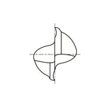 Plain Shank EH527 Series, Carbide, 2 Flute Long Length - TiAlN ‘F’ Coated CARBIDE End Mills 3.5～20