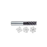 Plain shank EH970 Series Carbide, Multi Flute 45° Helix Long Reach Fine Pitch Roughing JET-POWER End Mills