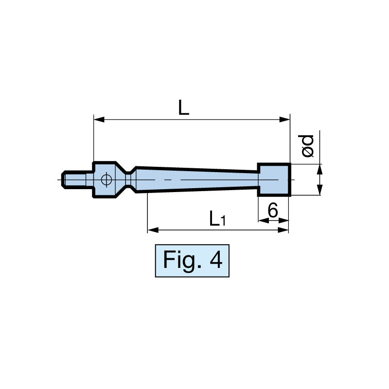 Point Master PMG Series Cylindrical Shank/Morse Taper/ Type Replaceable Stylus