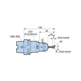 Point Master Pro PMP Series HSK-A63 Shank Type HSK-A63-PMP-130