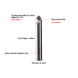 Precision PCD Diamond Chamfer Cutter - High Wear Resistance - Big-tools Industrial Supply Tools for Metal Cutting