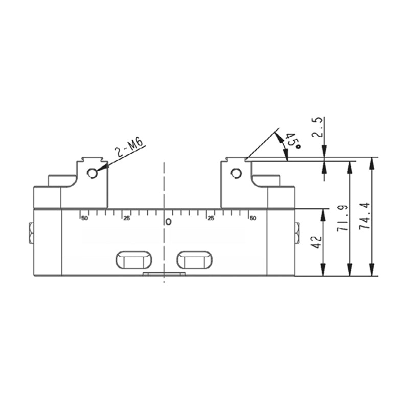 Precision Vise BZ400PMS-155125 - Big-tools Industrial Supply Tools for Metal Cutting