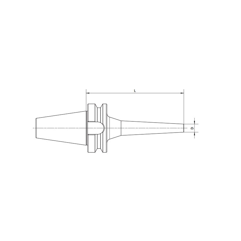 Pull Back Collet Chuck DC BT30/40/50-DC06-60~200 - Makotools Industrial Supply Tools for Metal Cutting