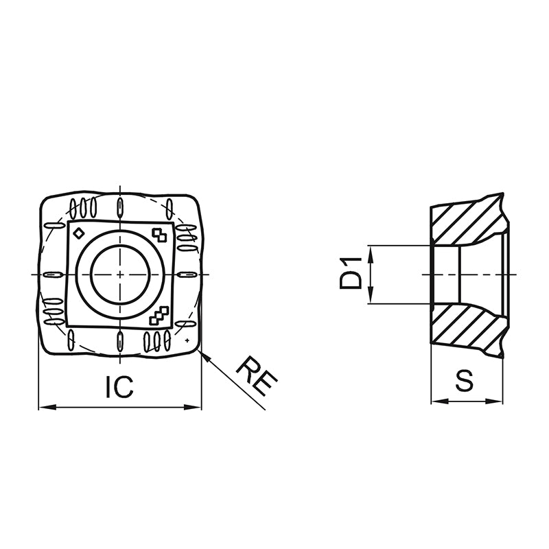 G-QPMG-P Shallow Hole Drill Inserts-Dedicated for Outer Inserts - Big-tools Industrial Supply Tools for Metal Cutting