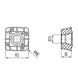 G-QPMG-P Shallow Hole Drill Inserts-Dedicated for Outer Inserts - Big-tools Industrial Supply Tools for Metal Cutting