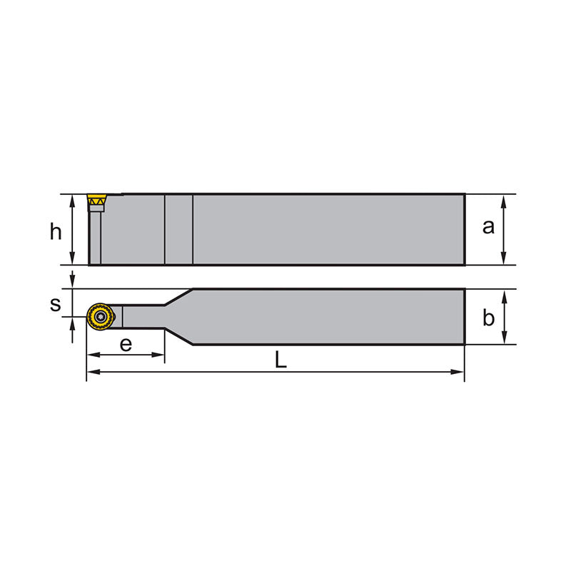 RC** Holder (External) S- Clamping SRDCN 1616H08 2020K08/10/12 2525M/1012 3225P12/16 4040S16/20 - Makotools Industrial Supply Tools for Metal Cutting