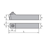 RN** Holder (External) C-Clamping CRDNN2020K12 2525M12 3225P12/15 4040R15 - Makotools Industrial Supply Tools for Metal Cutting