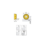 RYHX 08/10/12/16-AL Positive ground strong round inserts with sharp cutting edges & polished top for aluminum machining - Big-tools Industrial Supply Tools for Metal Cutting