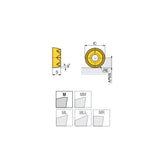 RYMX 08/10/12/16/20-M Positive strong round inserts with medium geometry for general applications - Big-tools Industrial Supply Tools for Metal Cutting