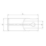 Reducing Sleeve for Miniature Diameter Fine Boring Tool Holder G-GBR-MB10-MB06 - Big-tools Industrial Supply Tools for Metal Cutting