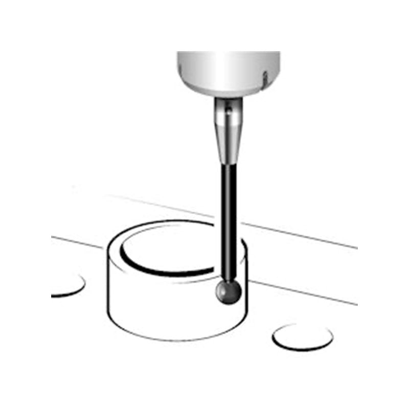 Renishaw A-5000-3603 M2 Ø2 mm ruby ball, stainless steel stem, L 20 mm