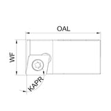 Rough Boring Back Boring Tool Apron G-GBR-DZFR1D030-035-CC0690 G-GBR-DZFR2D033-041-CC0690 - Big-tools Industrial Supply Tools for Metal Cutting