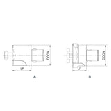 Rough Boring Tool Bit G-GBR- RBC19L22R1 G-GBR- RBC25L25R2 - Big-tools Industrial Supply Tools for Metal Cutting