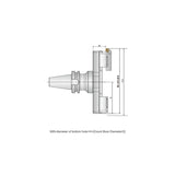 Rough boring head (large aperture)revers borin Processing range φD 165~505 - Makotools Industrial Supply Tools for Metal Cutting