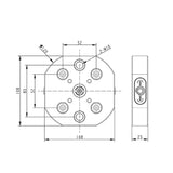 Round Zero Quick Change Plate BZ220-MN-52-120 - Big-tools Industrial Supply Tools for Metal Cutting