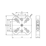 Round Zero Quick Change Plate BZ220-MN-96-185 - Big-tools Industrial Supply Tools for Metal Cutting