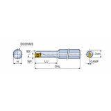 S-SXUCR/L Boring bars with TOPCAP inserts for boring with external coolant - Big-tools Industrial Supply Tools for Metal Cutting