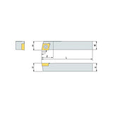 SCAC R/L Turning tool holder A S - Makotools Industrial Supply Tools for Metal Cutting